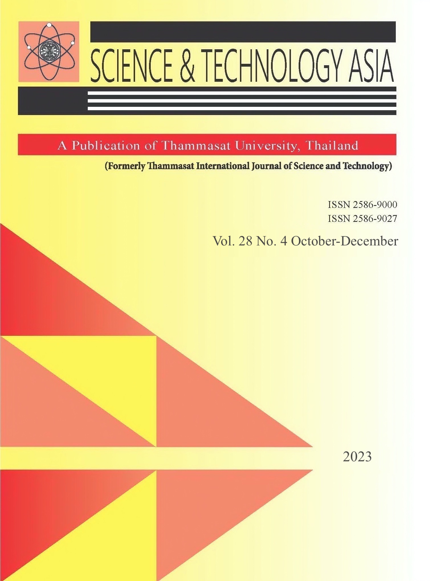 SCIENCE TECHNOLOGY ASIA Vol.28 No.4